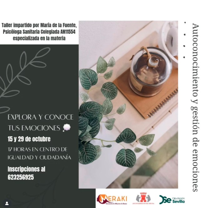 Taller para SOCIAS Y SOCIOS MERAKI de autóconocimiento y gestión de emociones.